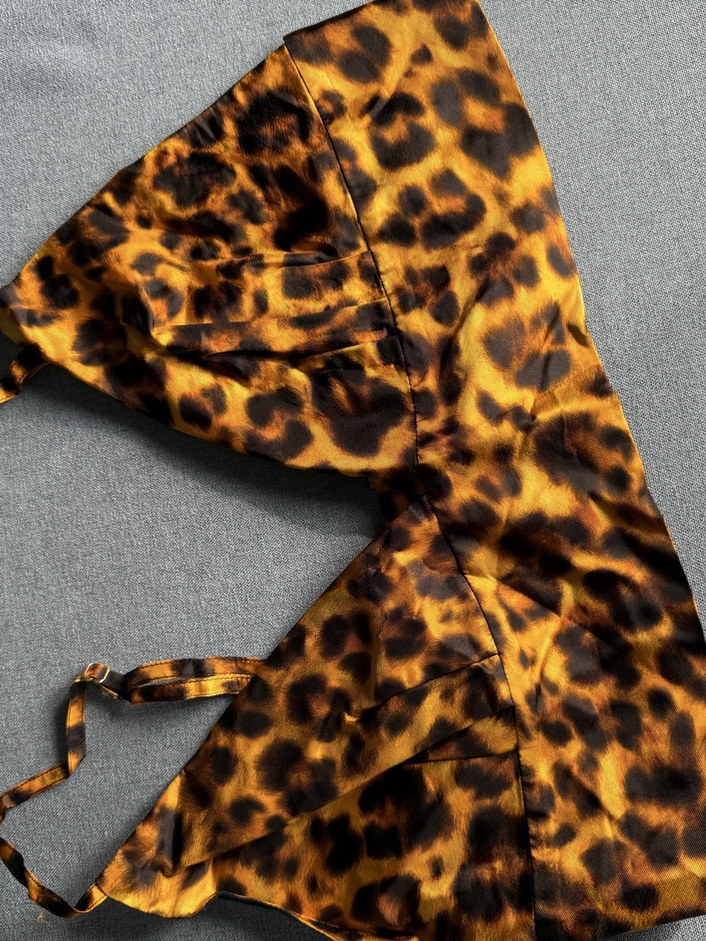 Sandro Animal Print Crop/Bra top Like new, size 4/Small